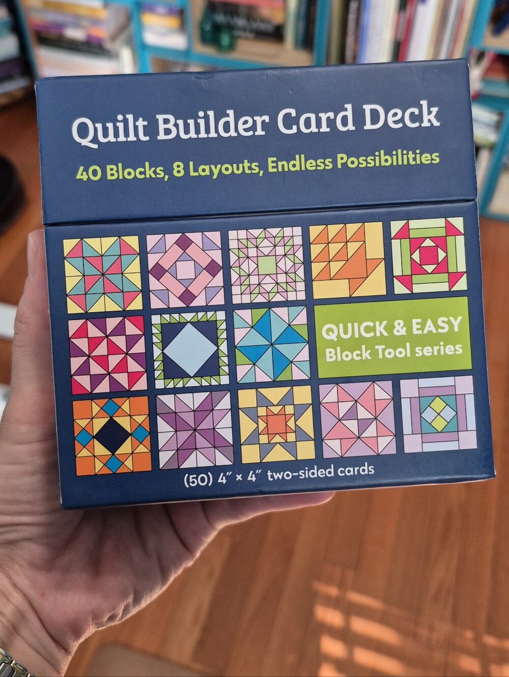 NWT - Quilt Builder Card Deck: 40 Blocks, 8 Layouts, Endless Possibilities
